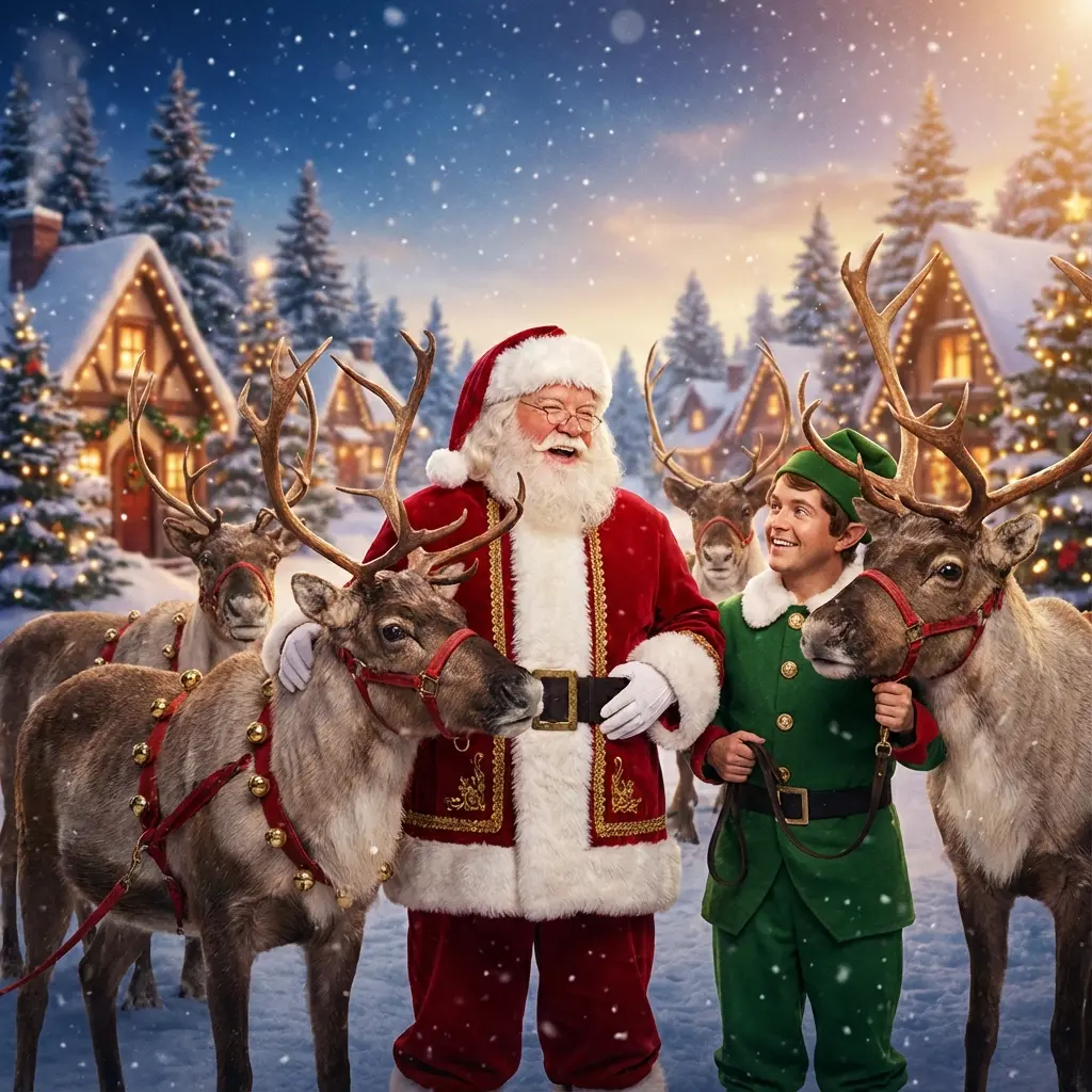 Die Rettung des Weihnachtsfests - Schatzsuche für Kinder 4-8