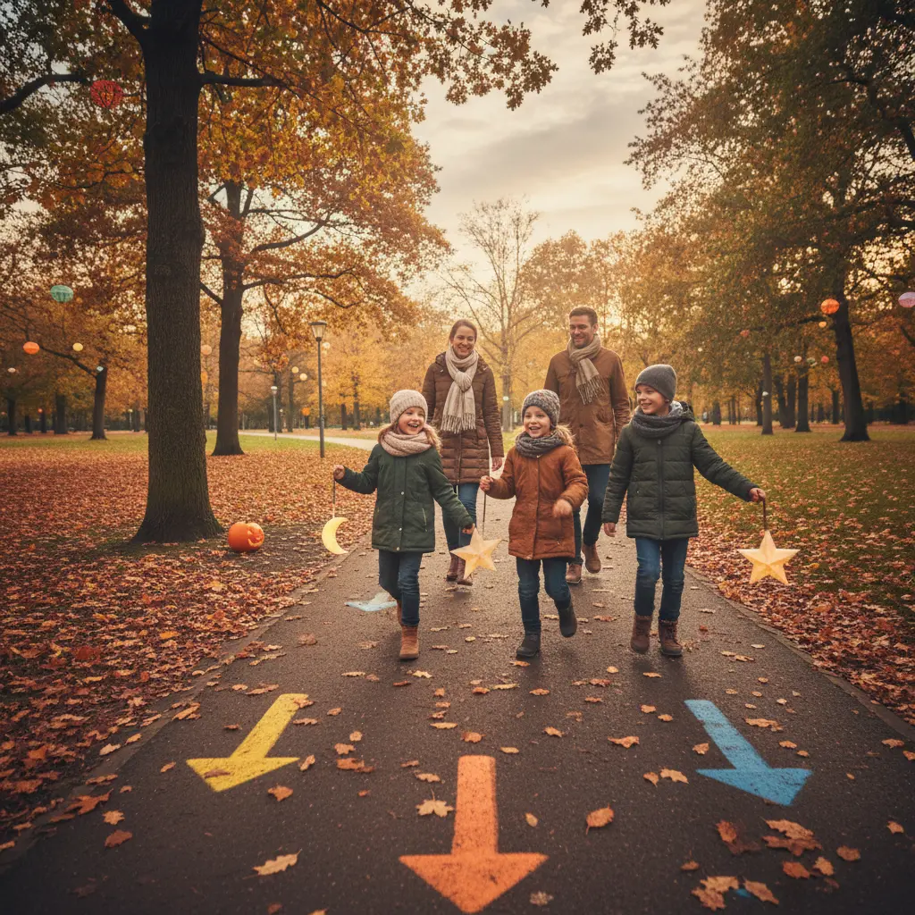 Blog-Beitrag: Herbst-Schnitzeljagd 2025: Kindergeburtstag & Halloween-Ideen mit GPS – plus Sankt-Martin- und Advent-Tipps - Du planst im goldenen Herbst einen Kindergeburtsta...