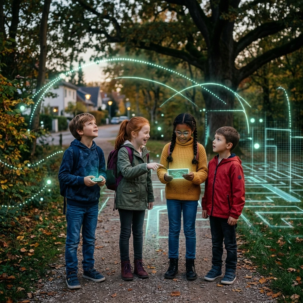 Gefangen im Pixel-Labyrinth - Schatzsuche für Kinder 9-12